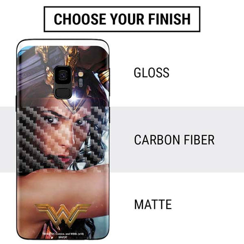 DC Comics Wonder Woman Battle Ready Poster Galaxy S9 Skin